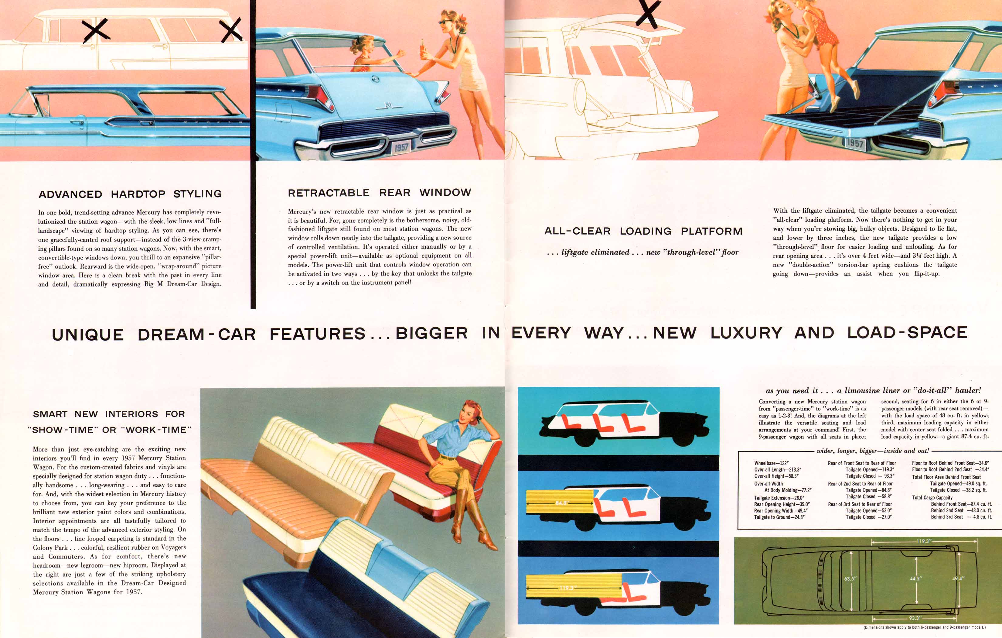 1957 Mercury Brochure Page 9